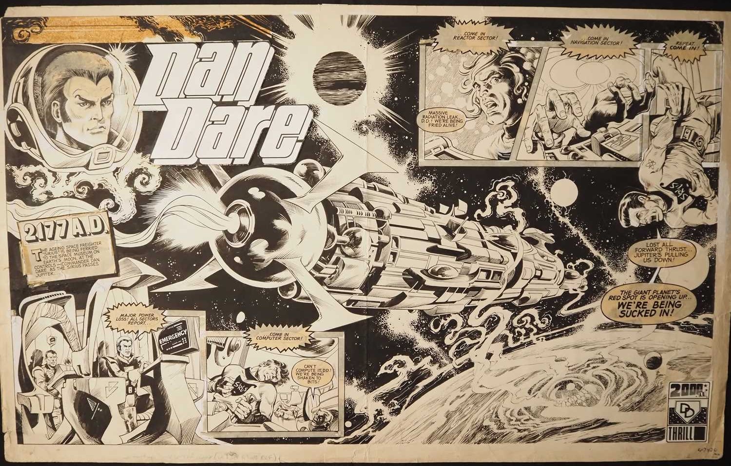 Dan Dare Comic Artwork Sells for £18,000 (plus premium)