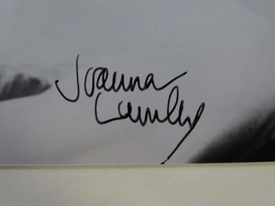 Lot 10 - A group of three JOANNA LUMLEY signed 10x8...