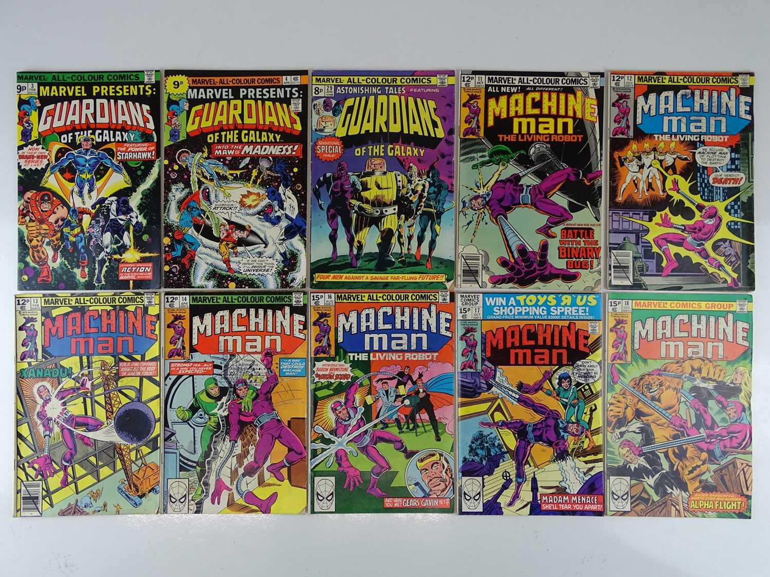 Lot 349 - MARVEL PRESENTS: GUARDIANS OF THE GALAXY,...