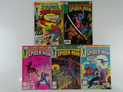 Lot 338 - SPECTACULAR SPIDER-MAN #1, 54, 55, 56, 57 - (5...