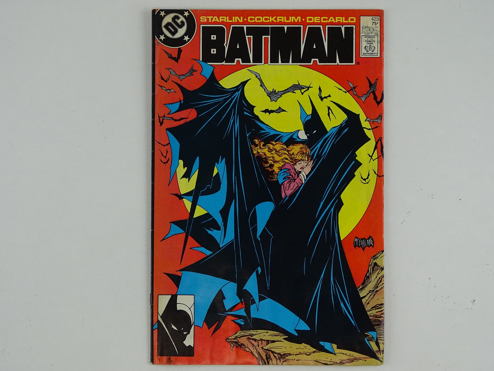 Batman # outlet 423 Todd McFarlane Cover 2nd Printing