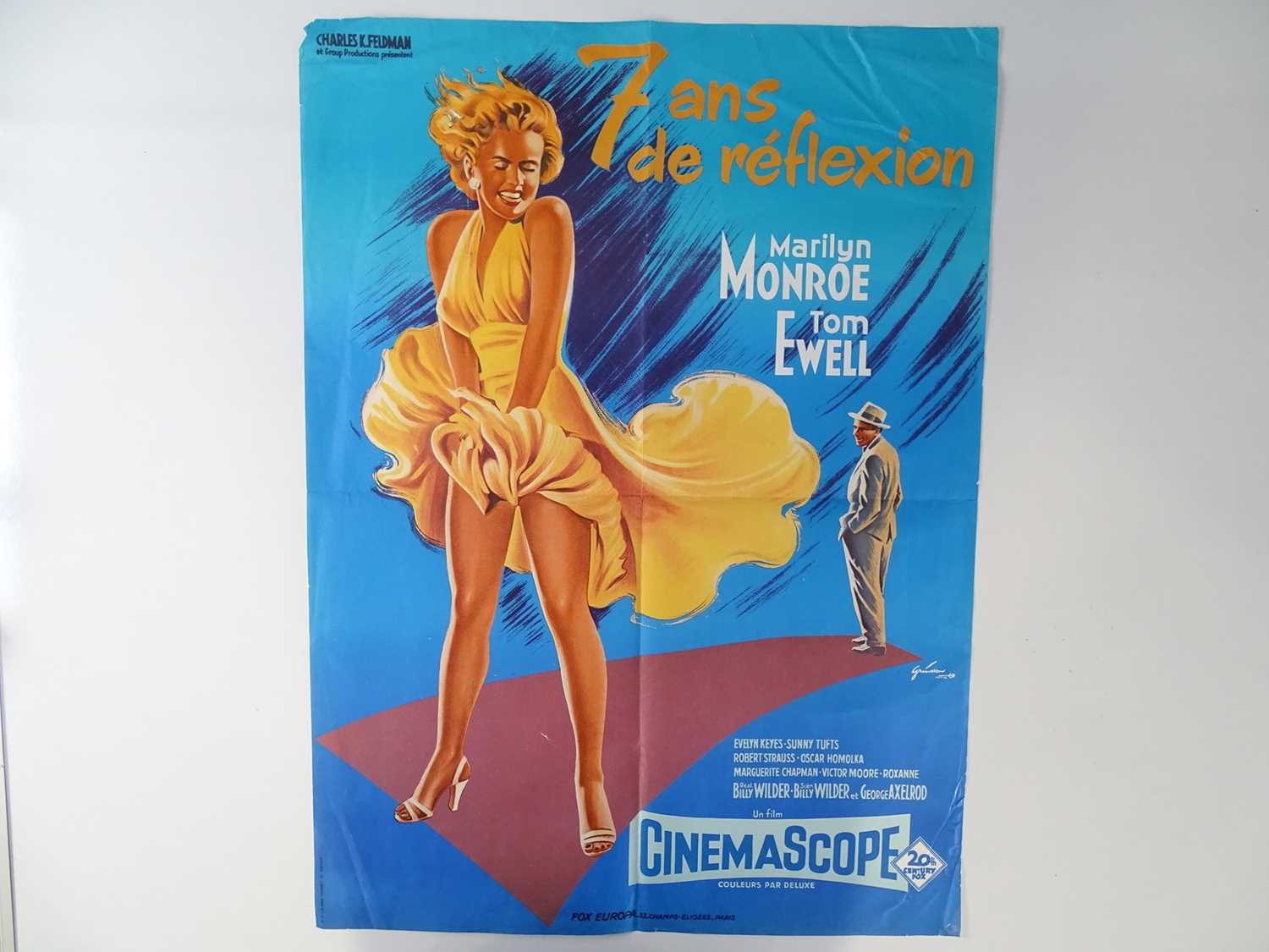 Lot 206 - SEVEN YEAR ITCH (1955) - French 'Moyen'...