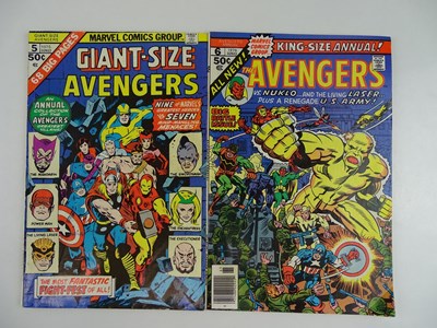 Lot 412 - AVENGERS ANNUAL #5 & 6 - (2 in Lot) - (1975/76...