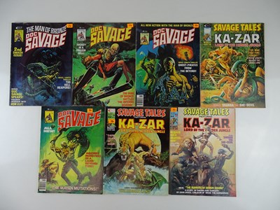 Lot 329 - DOC SAVAGE: THE MAN OF BRONZE & SAVAGE TALES...