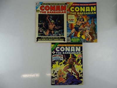 Lot 394 - CONAN: MARVEL TREASURY EDITIONS #4, 15, 23 (3...