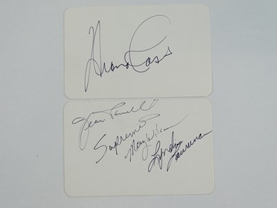 Lot 181 - DIANA ROSS & THE SUPREMES - A pair of signed...