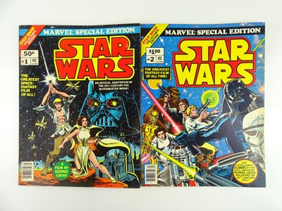 Lot 392 - STAR WARS: MARVEL TREASURY EDITIONS # 1 & 2 (2...