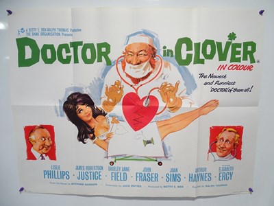 Lot 215 - DOCTOR IN CLOVER (1966) - UK Quad Film Poster -...