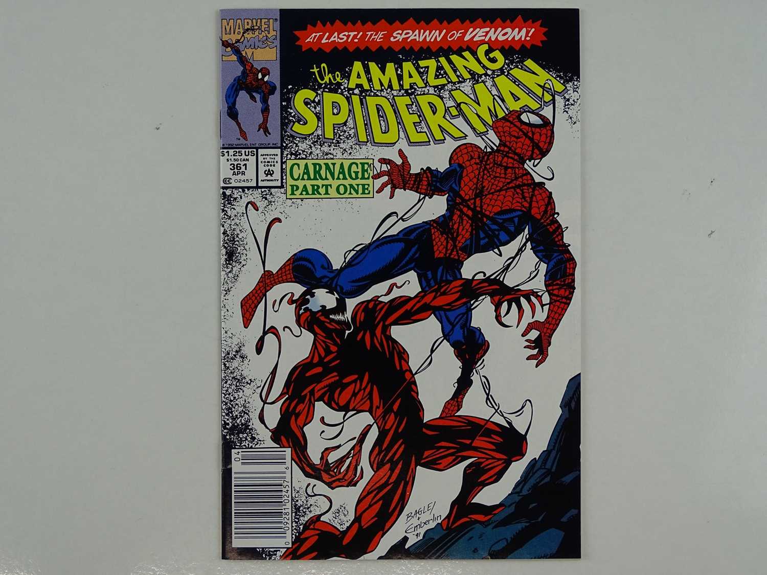 Lot 54 - AMAZING SPIDER-MAN #361 - (1992 - MARVEL) -...