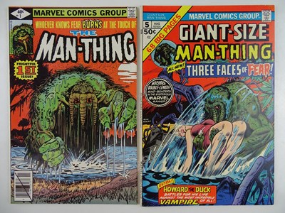 Lot 123 - MAN-THING #1 & GIANT-SIZE MAN-THING #5 - (2 in...