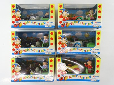 Lot 108 - A group of Noddy in Toyland vehicles and...