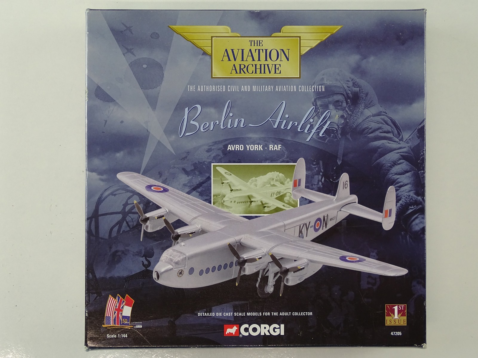 CORGI 航空アーカイブ AVRO YORK RAF ベルリン空輸 1/144