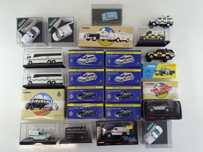 Lot 116 - A quantity of mixed diecast police vehicles by...