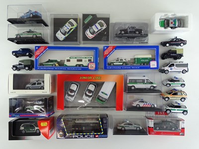 Lot 126 - A mixed group of police cars and vans by...