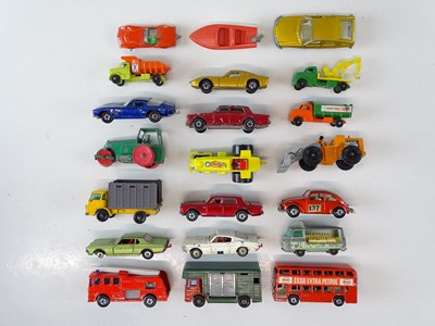 Lot 139 - A small group of playworn diecast mostly by...