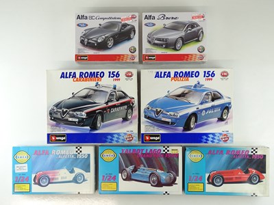 Lot 149 - A group of unbuilt 1:24 scale plastic/metal...