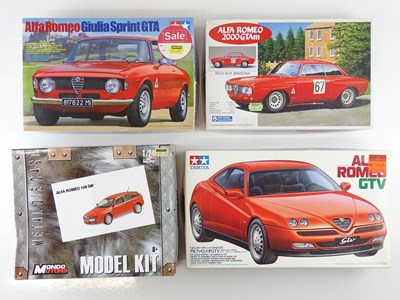 Lot 159 - A group of unbuilt 1:24 scale plastic/metal...