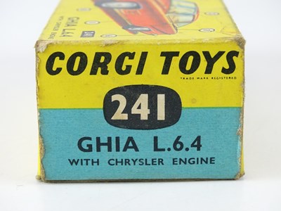 Lot 18 - A CORGI 241 Chrysler Ghia L.6.4 in metallic...