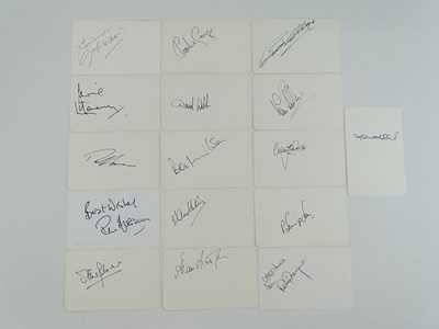 Lot 183 - ENGLAND ON THE PITCH: A mixed group of signed...