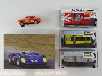 Lot 198 - A group of 1:32 scale slot racing cars by...