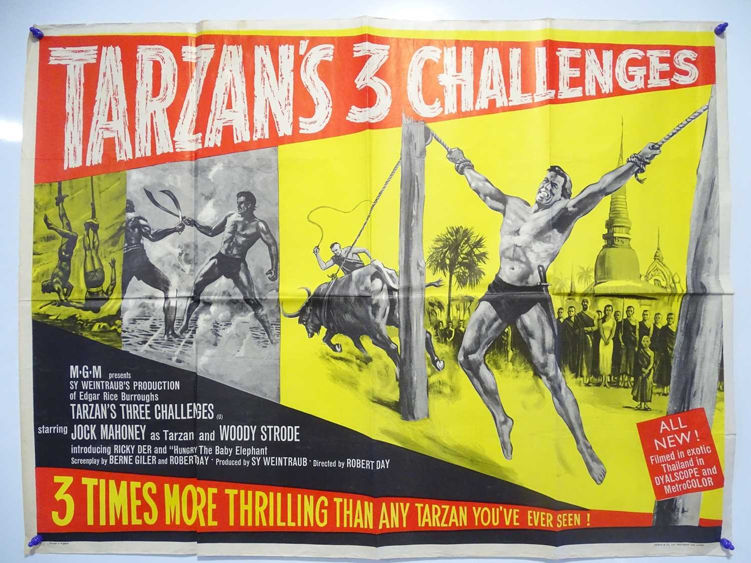 Lot 23 - TARZAN'S THREE CHALLENGES (1963) - British UK...