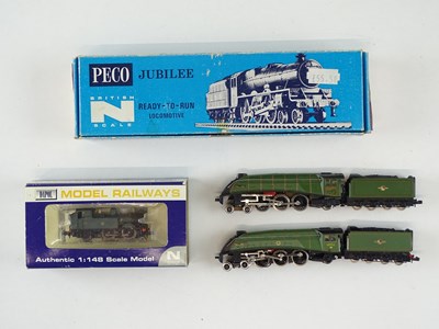 Lot 217 - A group of N Gauge steam locomotives by...