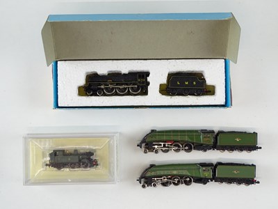 Lot 217 - A group of N Gauge steam locomotives by...