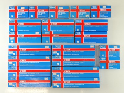 Lot 218 - A quantity of N Gauge PECO Setrack straight...