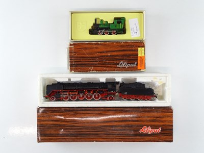 Lot 232 - A pair of Swiss/German outline HO Gauge steam...