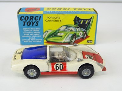 Lot 23 - A CORGI 330 Porsche Carrera 6 numbered 60 - G...
