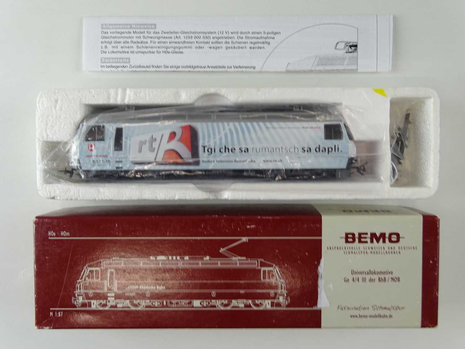 Lot 237 - A BEMO HOm scale 1259 145 Swiss outline Ge