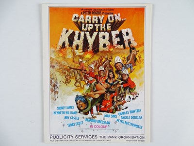 Lot 233 - CARRY ON UP THE KHYBER (1968) - UK One Sheet...