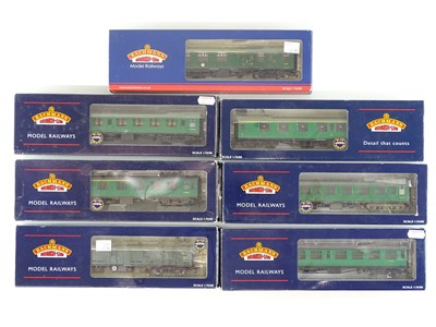 Lot 254 - A group of BACHMANN OO Gauge Mk 1 coaches in...