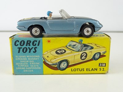 Lot 25 - A CORGI 318 Lotus Elan S2 in metallic blue -...