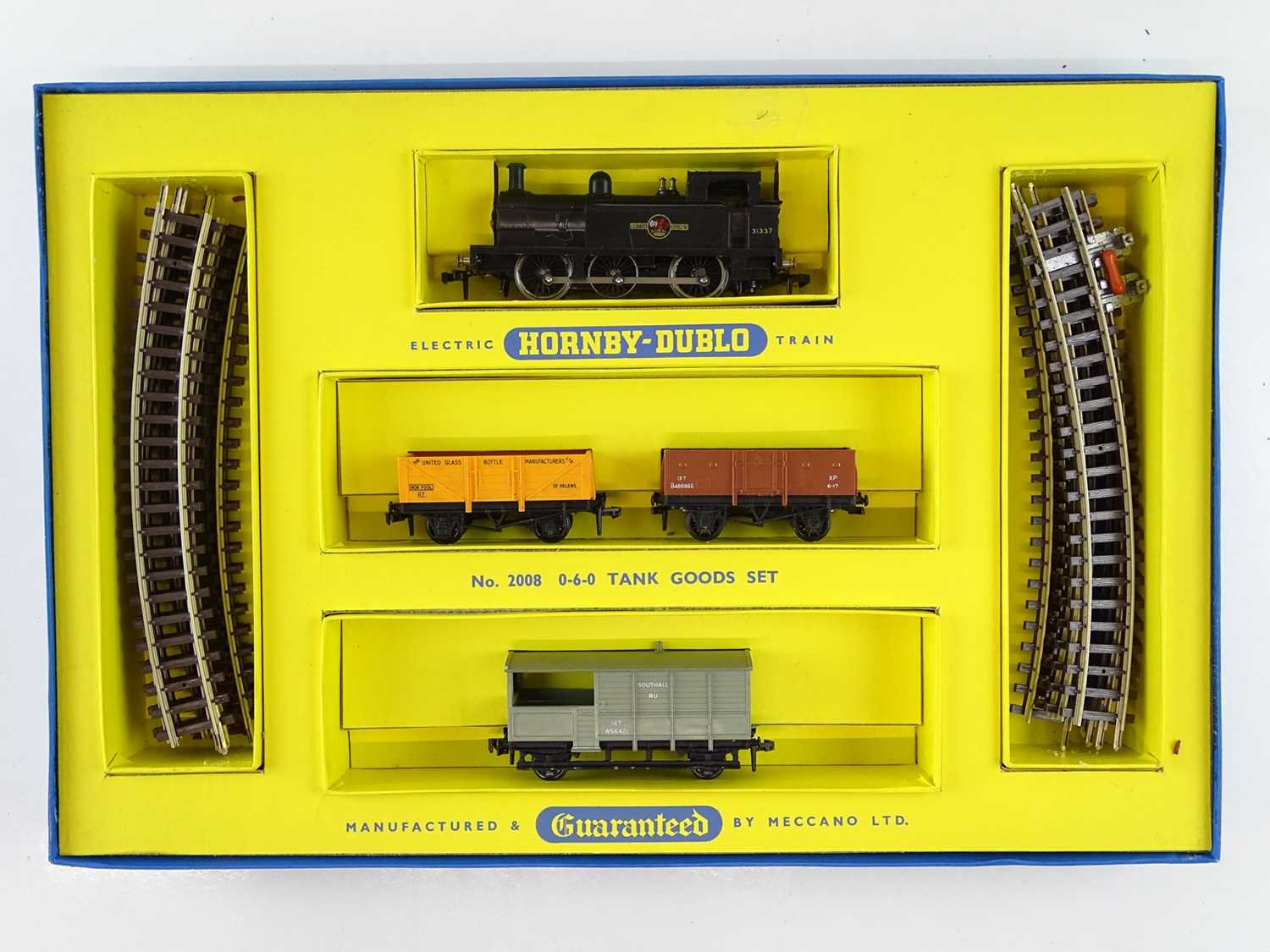 Lot 261 - A HORNBY DUBLO 2008 2-rail 0-6-0 tank (black)...