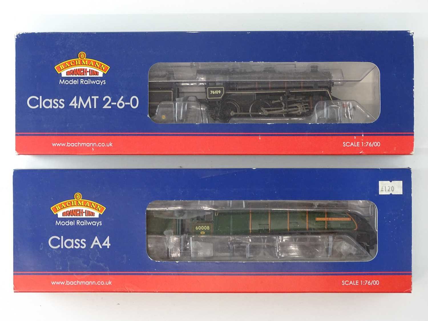 Lot 284 - A pair of BACHMANN OO Gauge steam locomotives...