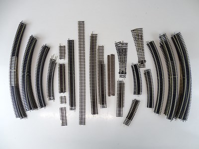 Lot 318 - A mixed group of OO Gauge track by HORNBY &...