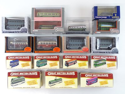 Lot 322 - A quantity of 1:76 Scale buses, trolley buses...