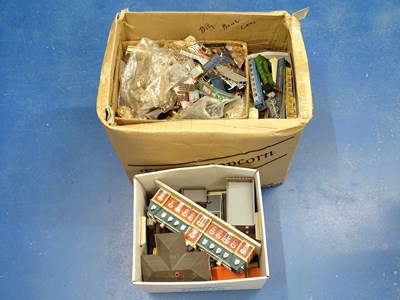 Lot 337 - Two large boxes of mostly OO Gauge track,...