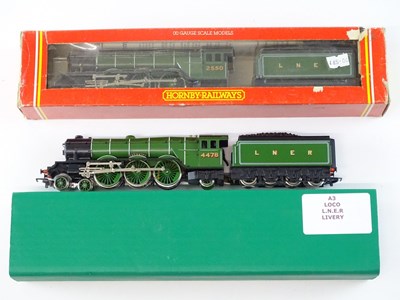 Lot 340 - A pair of HORNBY OO Gauge Class A1 steam...