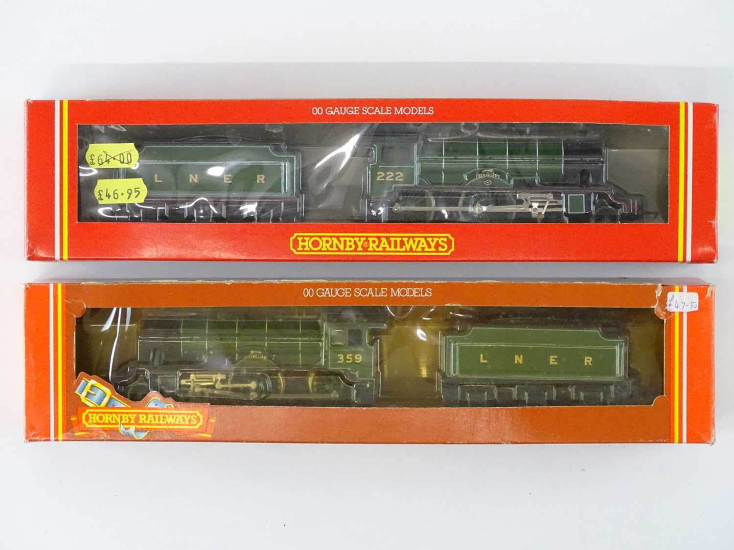 Lot 353 - A pair of HORNBY OO Gauge Class D49 steam...