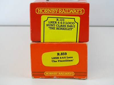 Lot 353 - A pair of HORNBY OO Gauge Class D49 steam...