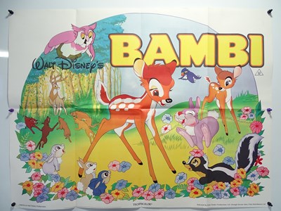 Lot 245 - WALT DISNEY: BAMBI (1985 Release) - UK Quad...