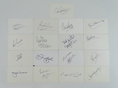 Lot 185 - ENGLISH FOOTBALLERS: A mixed group of signed...