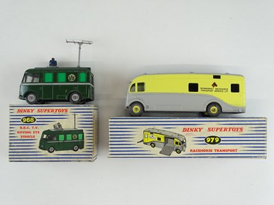 Lot 38 - A pair of DINKY SUPERTOYS comprising a 968 BBC...