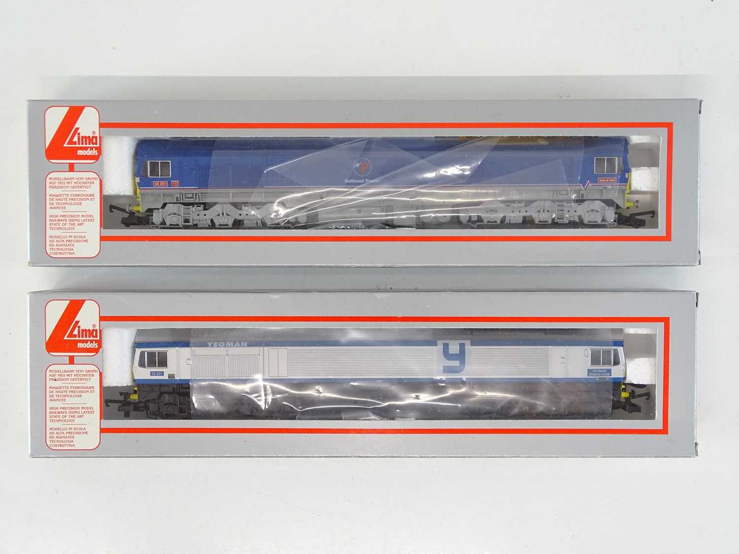 Lot 386 - A pair of LIMA OO Gauge class 59 diesel...