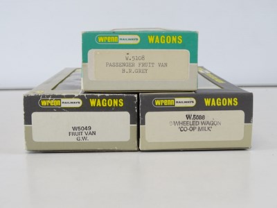 Lot 392 - A group of WRENN OO Gauge rarer wagons to...