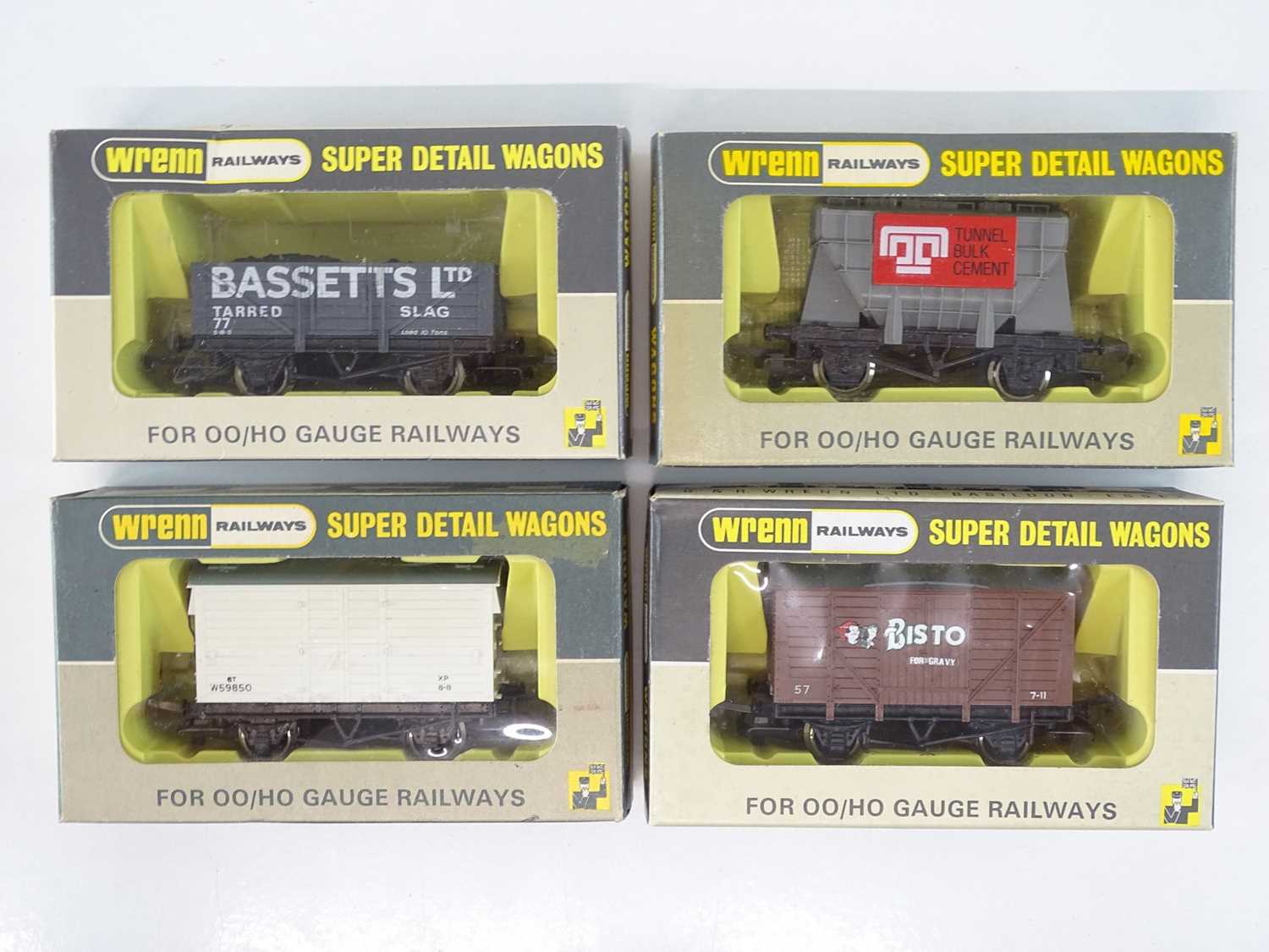 Lot 393 - A group of WRENN OO Gauge rarer wagons to...