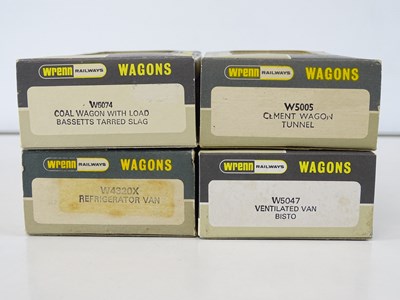 Lot 393 - A group of WRENN OO Gauge rarer wagons to...