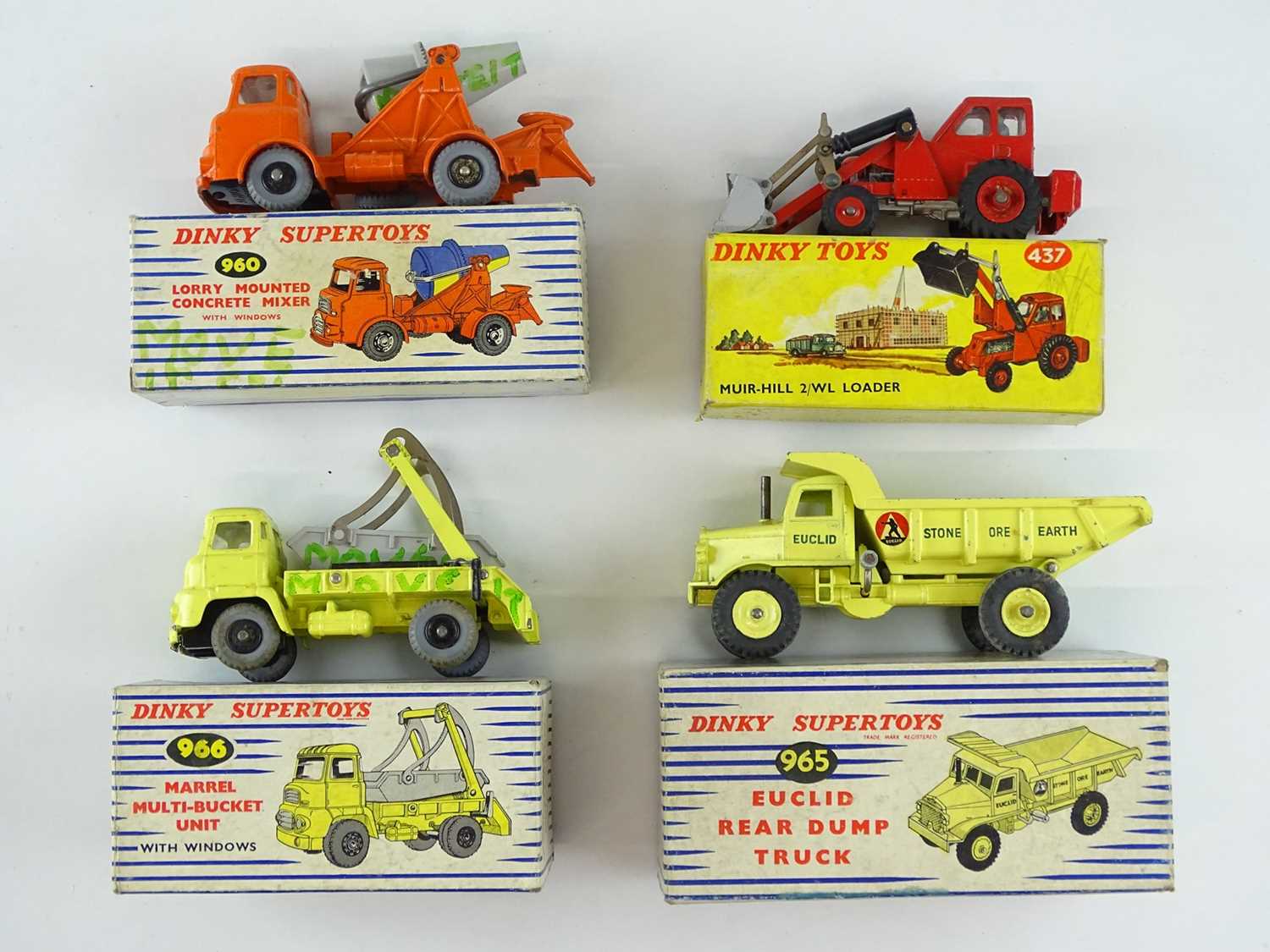 Lot 39 - A group of DINKY construction related vehicles...